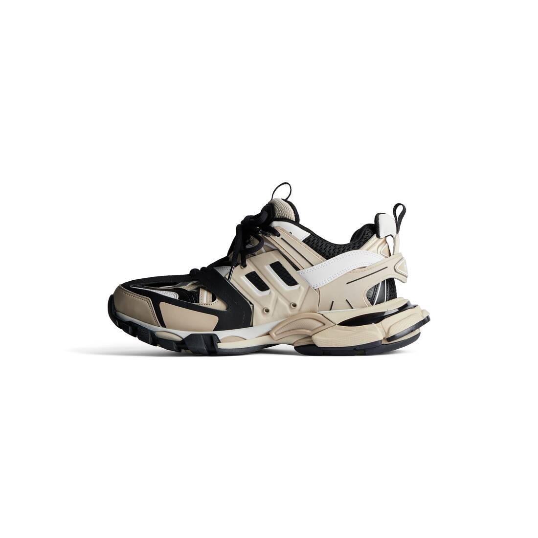 Women’s Track Sneaker in Beige/black - Image 3